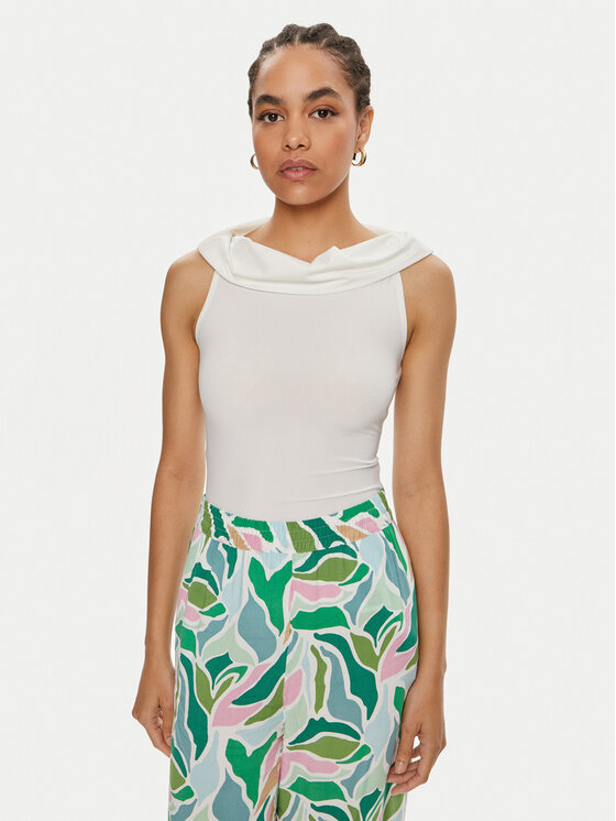 JJXX JJXX Majica Saga 12273790 Bijela Slim Fit