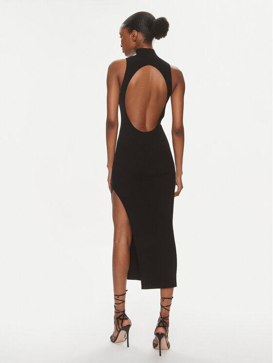 Elisabetta Franchi Elisabetta Franchi Vestito da giorno AM-69S-41E2-V400 Nero Slim Fit