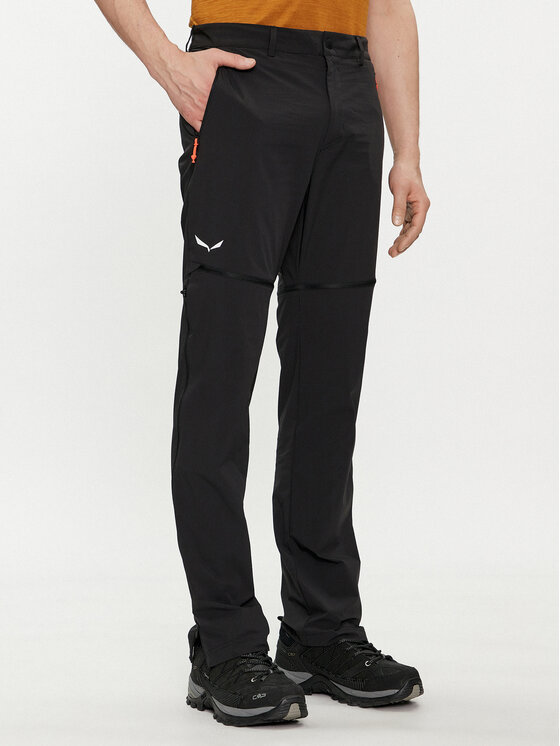 Salewa Pantaloni outdoor Puez 28874 Negru Regular Fit