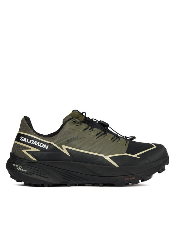 Pantofi pentru alergare Salomon Thundercross GORE-TEX L47383400 Verde