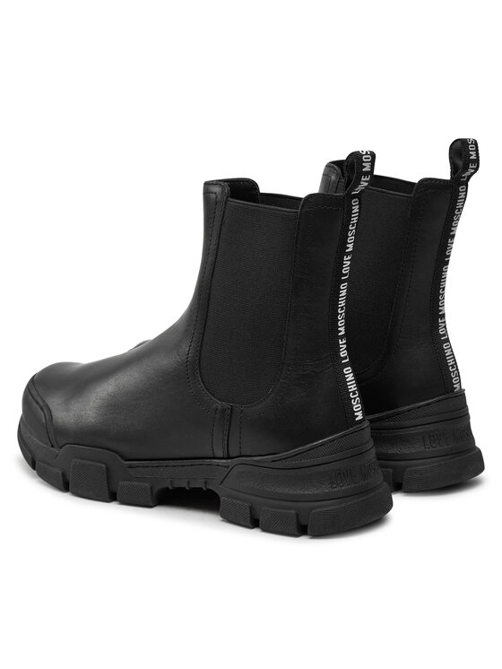 LOVE MOSCHINO LOVE MOSCHINO Kotníková obuv s elastickým prvkem JA15504G0LIA0000 Černá