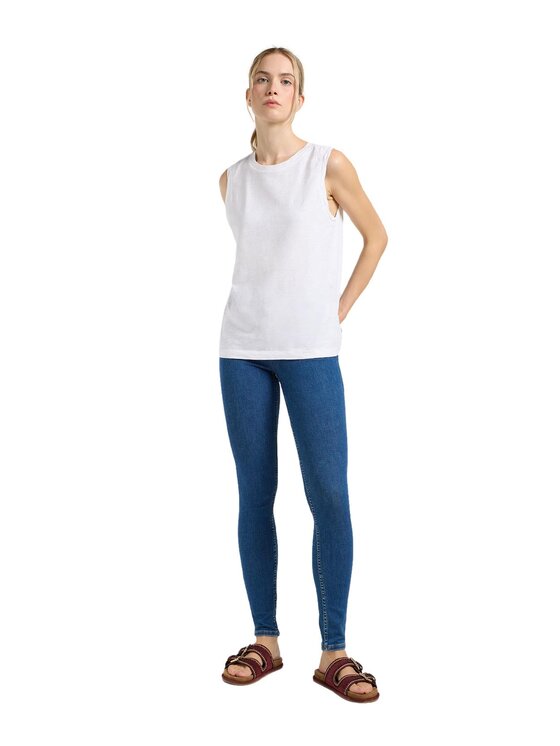 Lee Lee Jeansy 112363594 Niebieski Skinny Fit