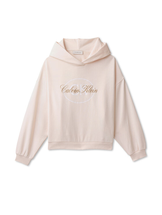 Calvin Klein Calvin Klein Majica dugih rukava Oval LVCKSJB23G Ružičasta Relaxed Fit