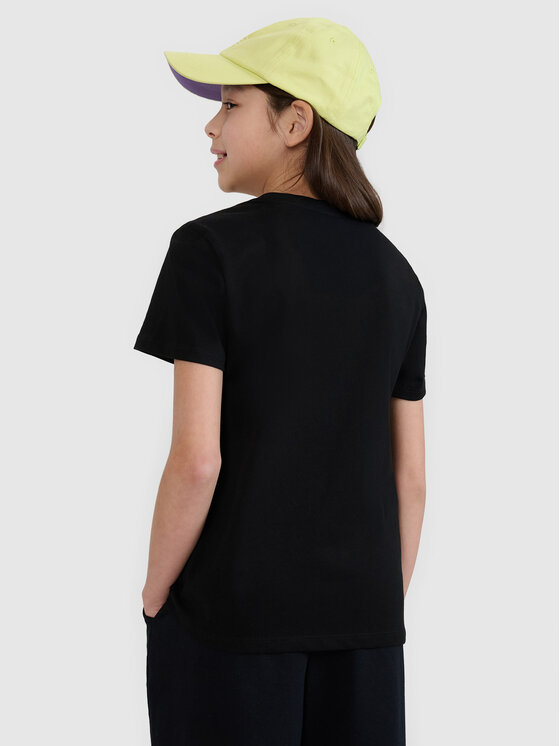 4F 4F T-Shirt SWELLS OF THE OCEAN Czarny Regular Fit