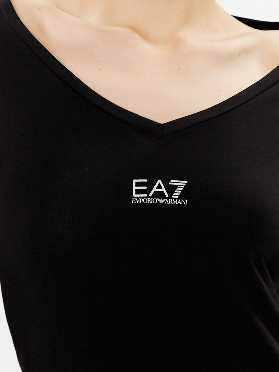 EA7 Emporio Armani EA7 Emporio Armani Majica 8NTT52 TJFKZ 0200 Crna Regular Fit