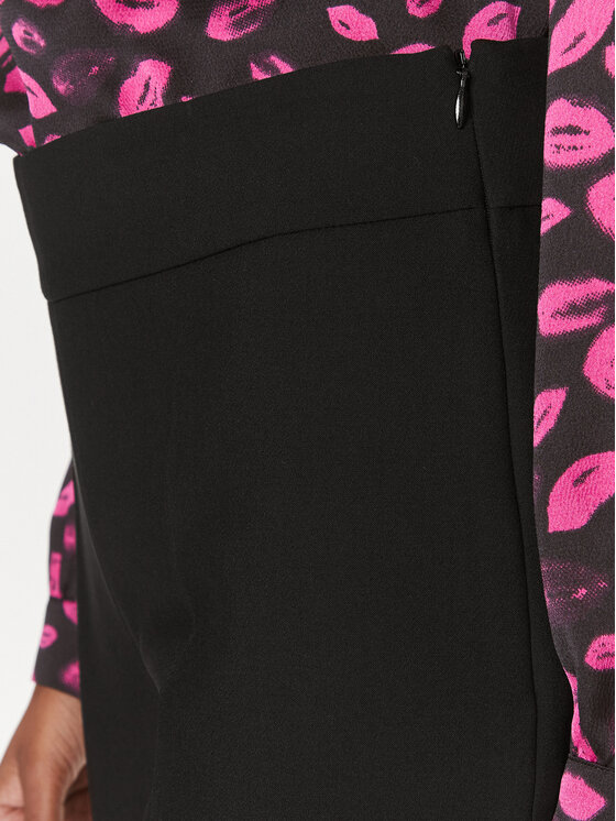 HUGO Hugo Kalhoty z materiálu Haitama 50504508 Černá Straight Fit