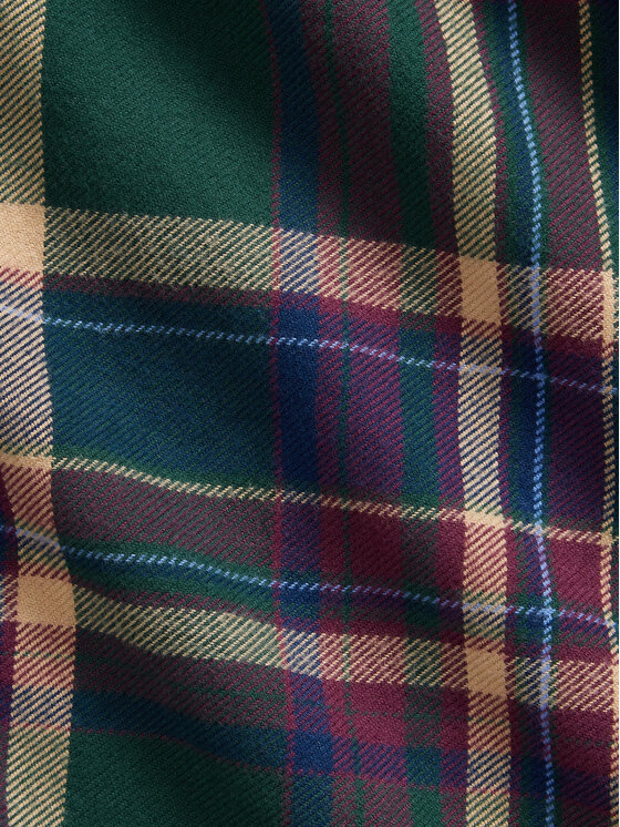 Polo Ralph Lauren Polo Ralph Lauren Koszula 710B30152001 Zielony ciemny Custom Fit
