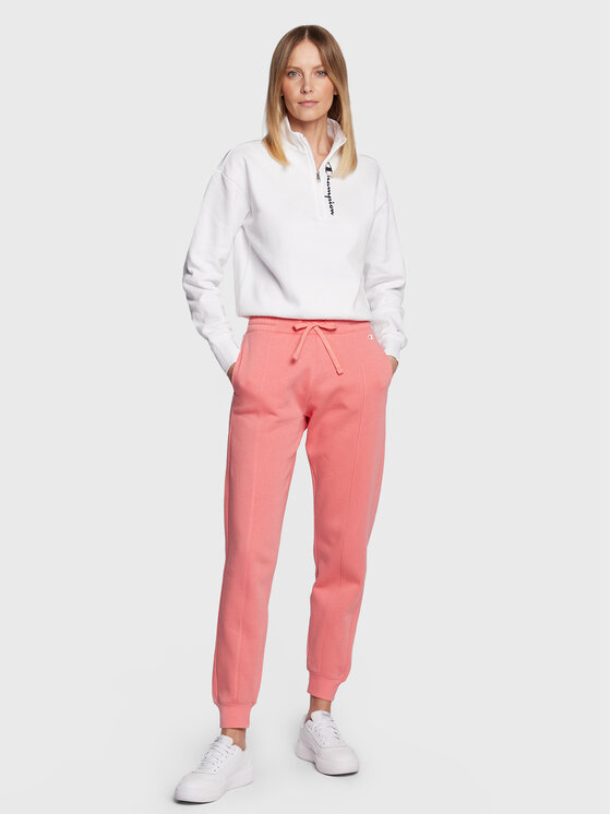 Champion Champion Spodnie dresowe Legacy Rib Cuff 115411 Różowy Regular Fit