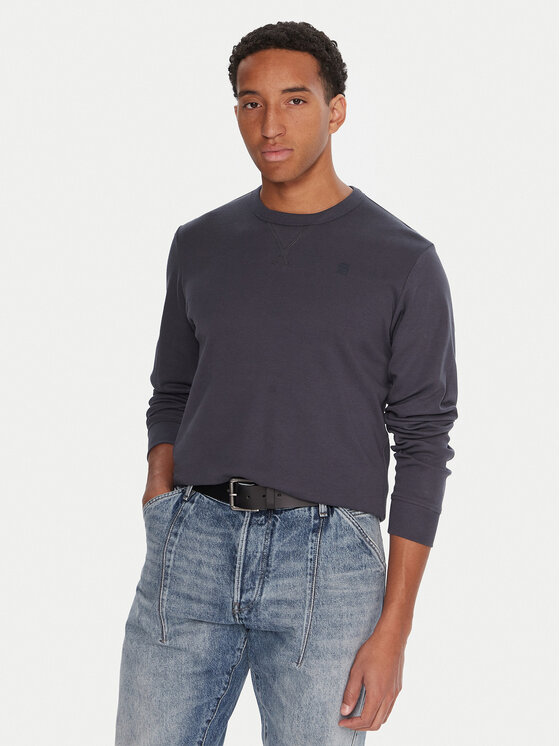 G-Star Raw G-Star Raw Longsleeve Nifous D25076-D976 Blu scuro Regular Fit