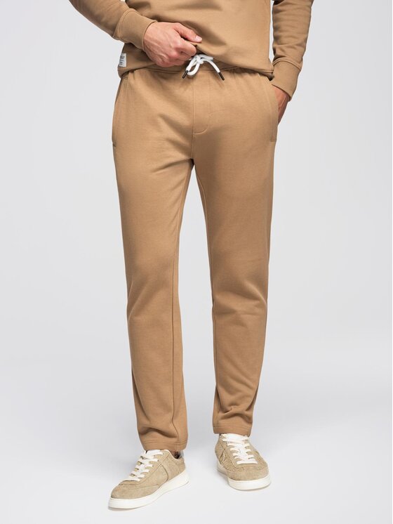 Ombre Ombre Komplet dresowy Z122 Brązowy Regular Fit