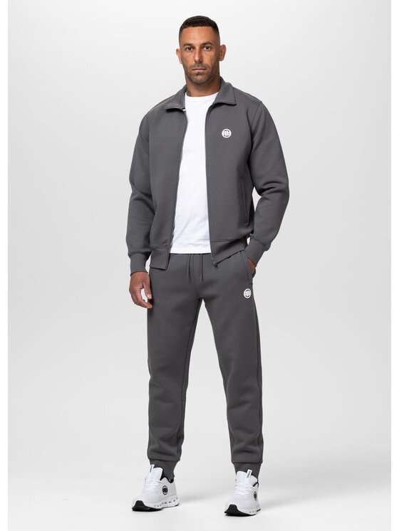 PITBULL PITBULL Bluza CHARGER SMALL LOGO Szary Regular Fit