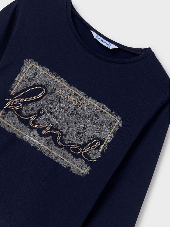 Mayoral Mayoral Bluza 830 Mornarsko modra Regular Fit