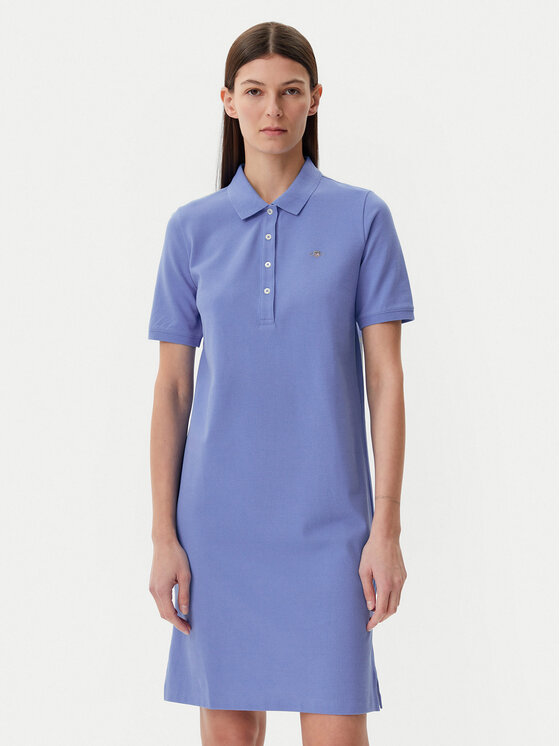 Gant Každodenné šaty Shield 4201529 Modrá Regular Fit