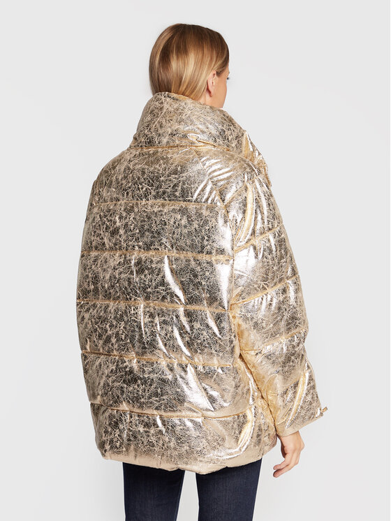 PINKO PINKO Giubbotto invernale Brunella 1G17Z5 A03G Oro Relaxed Fit