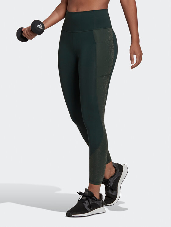 Adidas shiny leggings best sale