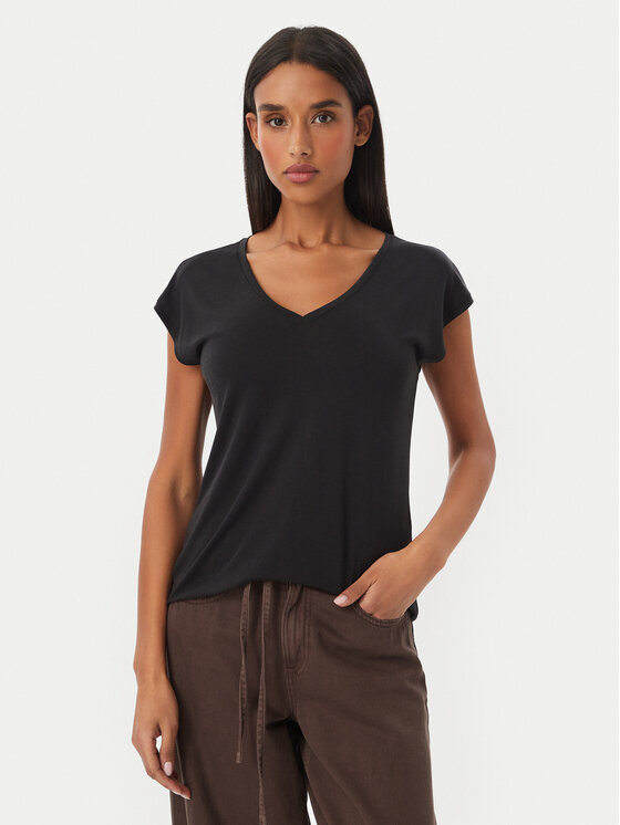Vero Moda Vero Moda Футболка Filli 10247666 Чорний Regular Fit
