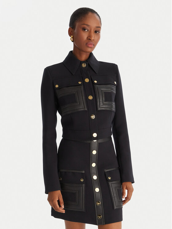 Elisabetta Franchi Elisabetta Franchi Sacou GI-159-57E2-V750 Negru Regular Fit