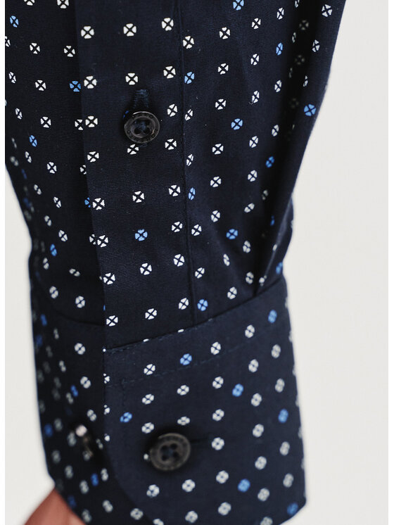 Pako Lorente Pako Lorente Koszula P25SF-1X-038 Granatowy Slim Fit