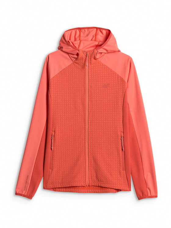 4F 4F Bluza TREKKING Koralowy Regular Fit