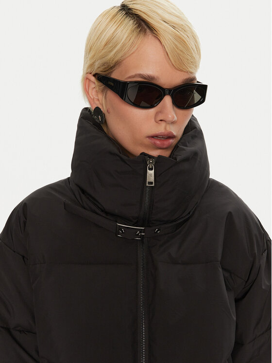 Gestuz Gestuz Зимно яке Pinara 10909184 Черен Loose Fit