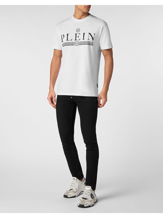PHILIPP PLEIN PHILIPP PLEIN T-Shirt 14923 Biały Regular Fit