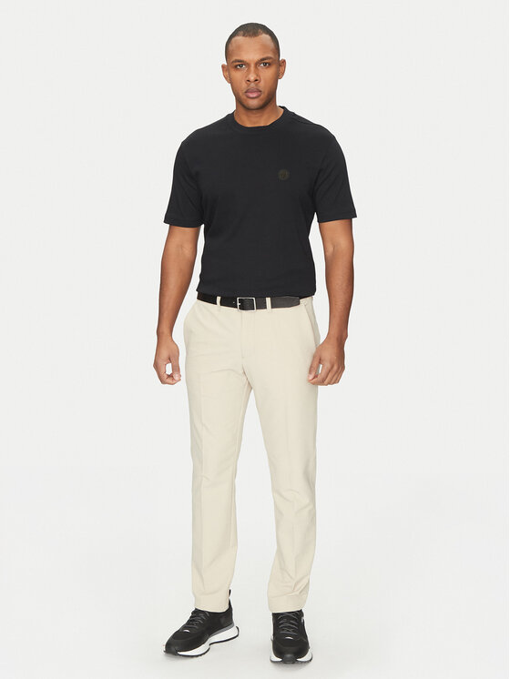 BOSS BOSS Marškinėliai 50531569 Juoda Regular Fit