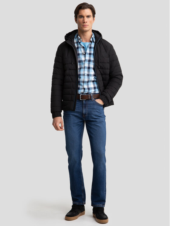 BIG STAR BIG STAR Kurtka zimowa EMILIO Czarny Basic Fit