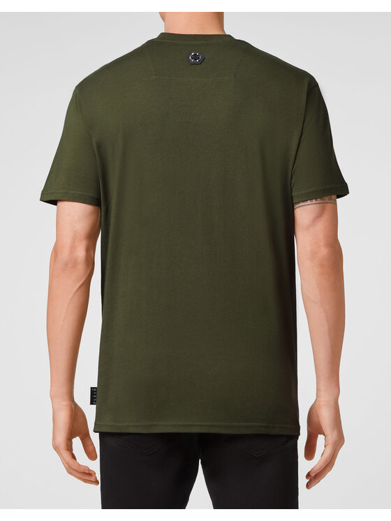 PHILIPP PLEIN PHILIPP PLEIN T-Shirt 3991 Zielony Regular Fit