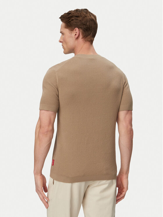 JOOP! Jeans JOOP! Jeans T-shirt Sandero 30101597 Svijetlo bež Regular Fit