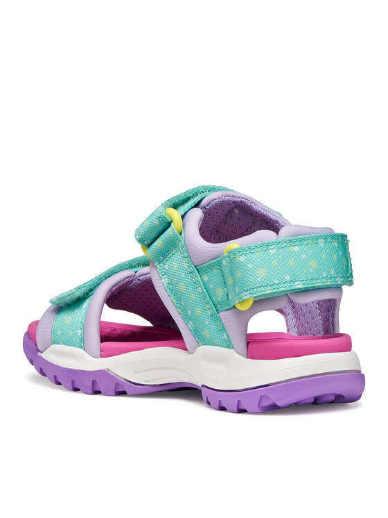 Geox Geox Sandály Jr Borealis Girl J550WA 015AN C4A8R M Tyrkysová