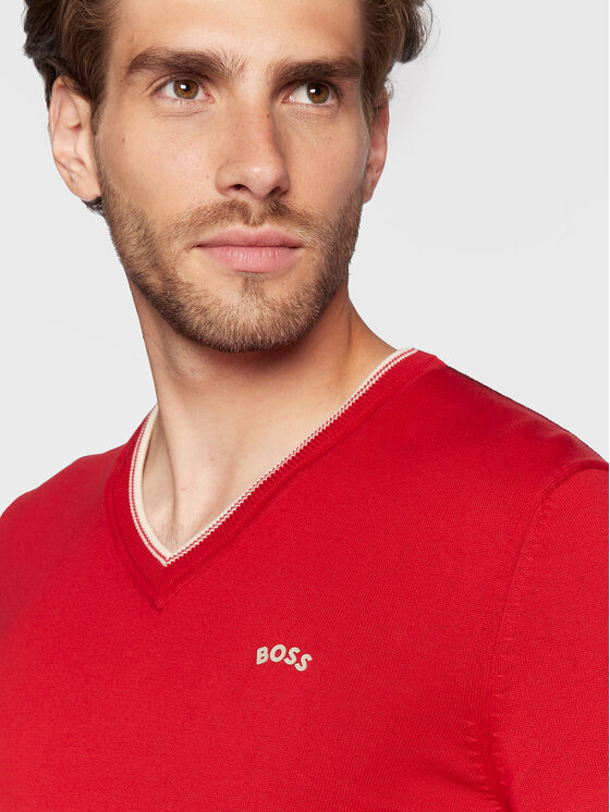 Maglione Vitom_W22 50475089 Rosso Regular Fit