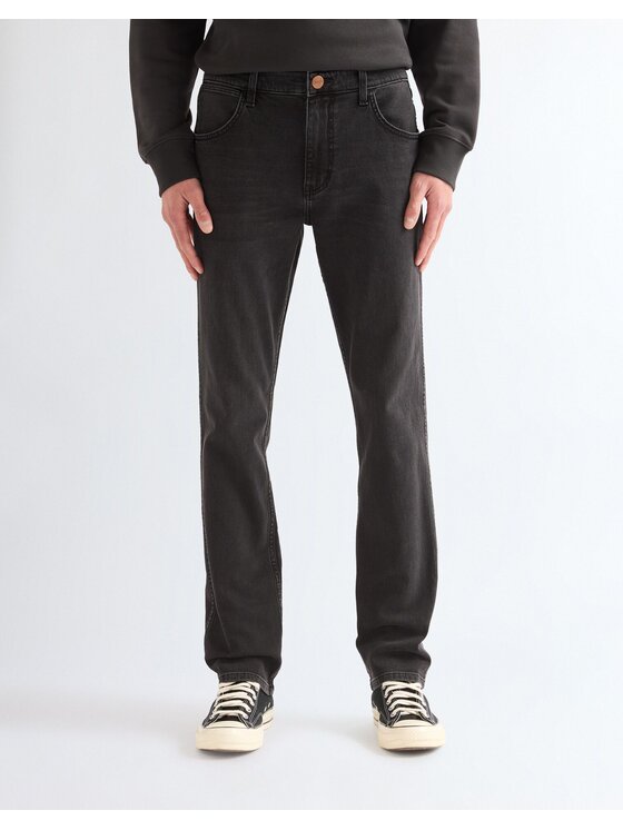 Wrangler Wrangler Jeansy GREENSBORO Szary Straight Leg