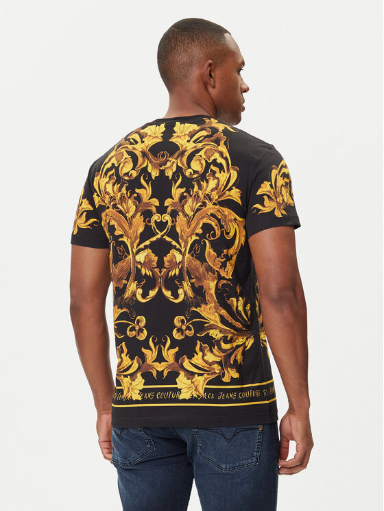 Versace Jeans Couture Versace Jeans Couture T-Shirt 79GAH6SB JS505 Černá Regular Fit