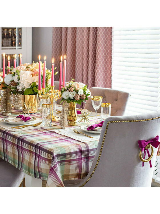 Roseberry Home Roseberry Home Serwetki haftowane Golden Bows Złoty