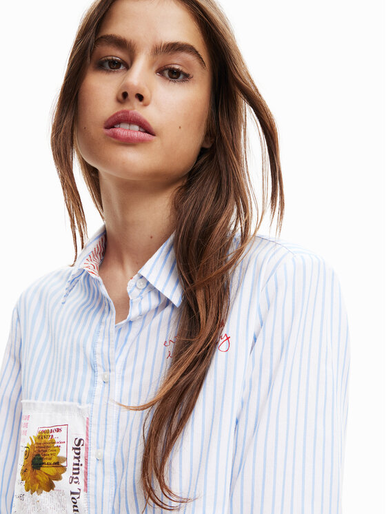 Camicia Hamburgo 23SWCW43 Blu Regular Fit