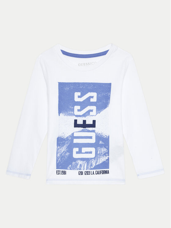 Guess Blūze N4BI14 I3Z14 Balts Regular Fit