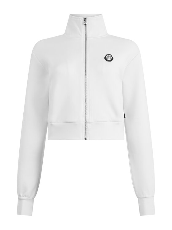 PHILIPP PLEIN PHILIPP PLEIN Bluza 26319 Biały Jogger Fit