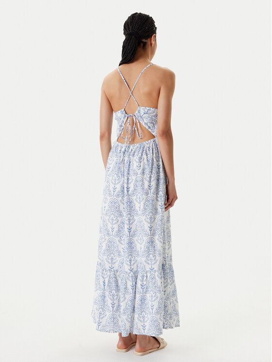 YAS YAS Letní šaty Cinni 26036881 Světle modrá Regular Fit