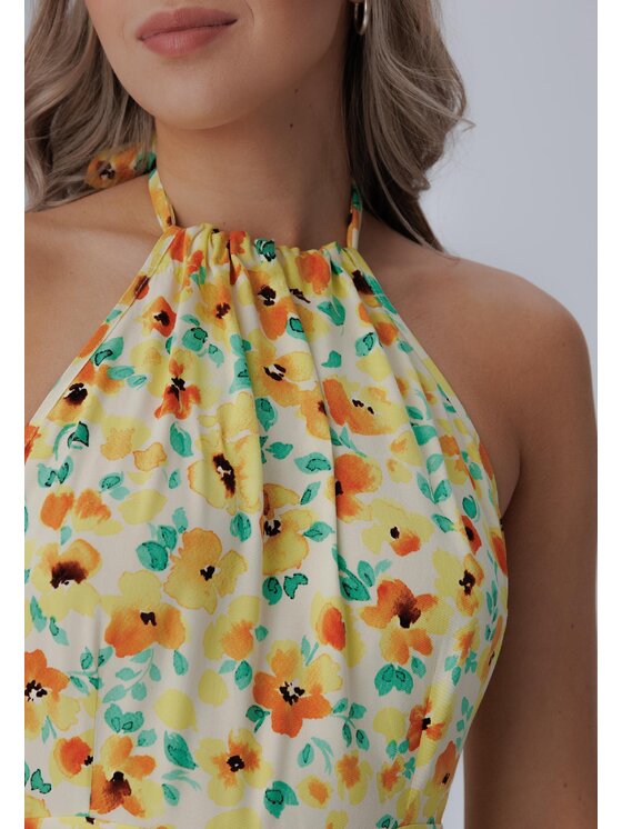 LAURELLA LAURELLA Letní šaty 4SS271 Bílá Regular Fit