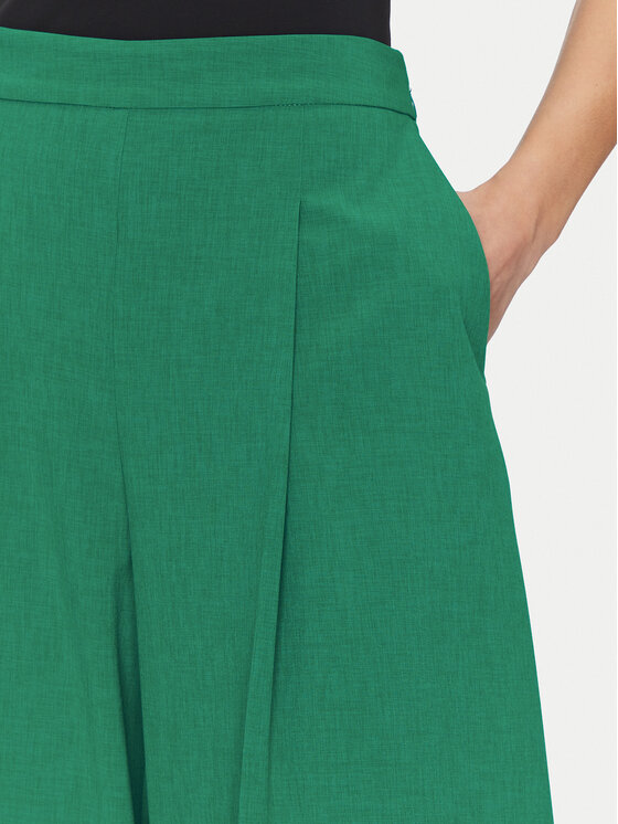 Simona Corsellini Simona Corsellini Spodnie palazzo P25CPPA01001 Zielony Wide Leg