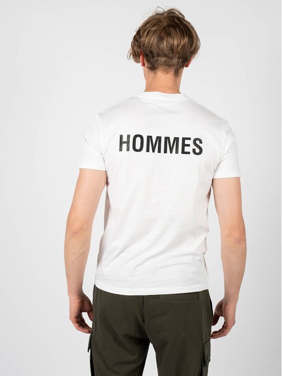 Les Hommes Les Hommes T-Shirt LF224300-0700-1009 | Grafic Print Λευκό Regular Fit