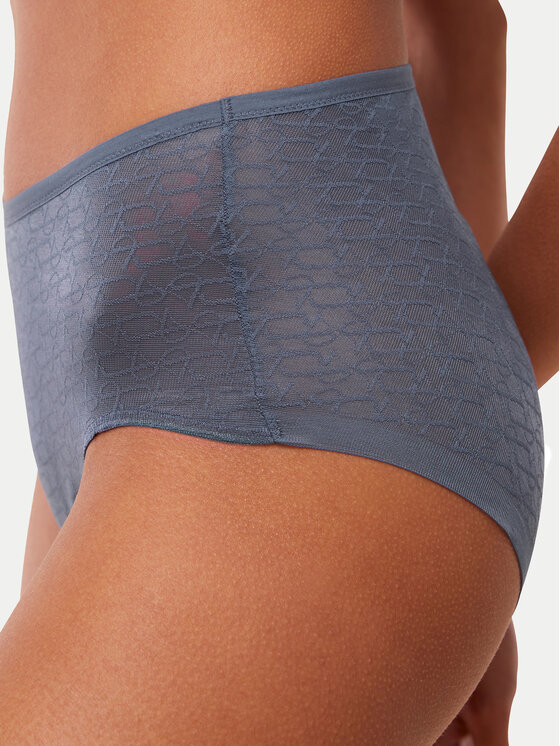 Triumph Triumph Chiloți clasici cu talie înaltă Triumph Signature Sheer Maxi EX 10215936 Albastru
