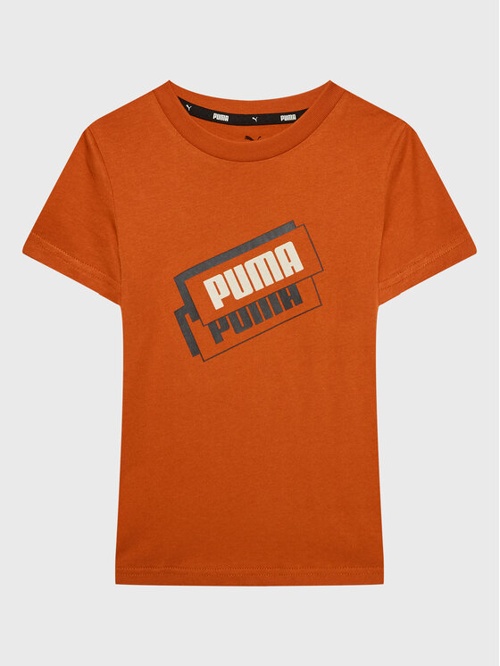 Puma Puma T-shirt Alpha Holiday 670109 Narančasta Regular Fit