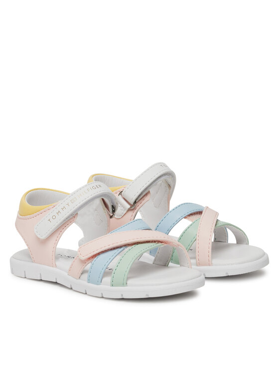 Tommy Hilfiger Tommy Hilfiger Sandały T1A2-33772-0326Y S Kolorowy