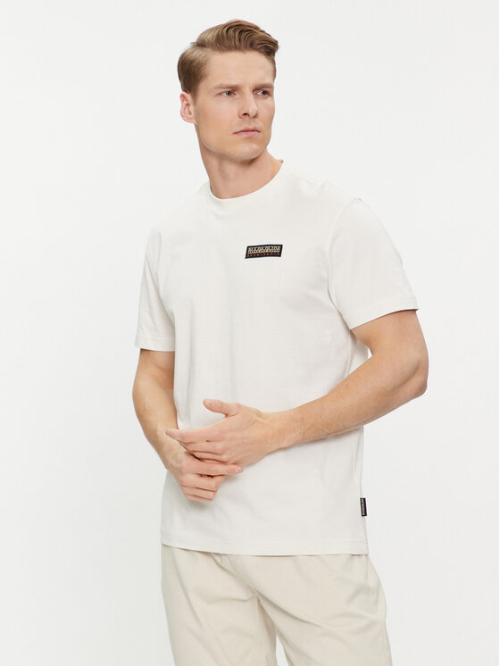 Napapijri Napapijri T-särk Iaato NP0A4HFZ Ekrüüvärv Regular Fit