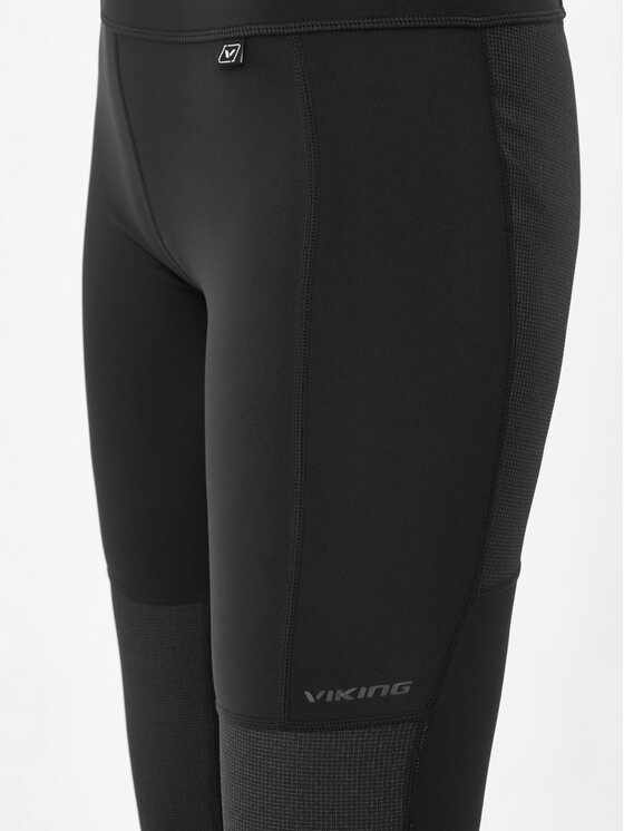 Viking Viking Legginsy Levanta Lady Czarny Slim Fit
