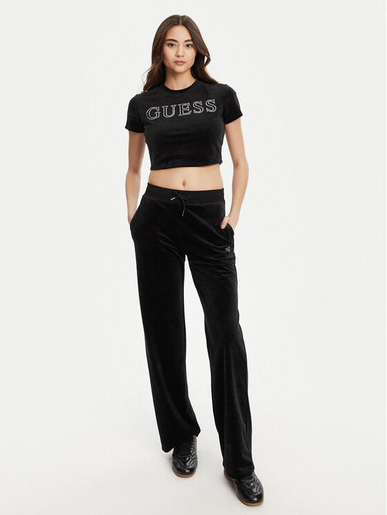 Guess Guess Majica V3BI01 K0232 Črna Regular Fit