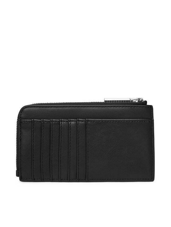 Calvin Klein Calvin Klein Custodie per carte di credito Ck Re-Lock Lg Cc Holder W L Zip LV04F1032G Nero