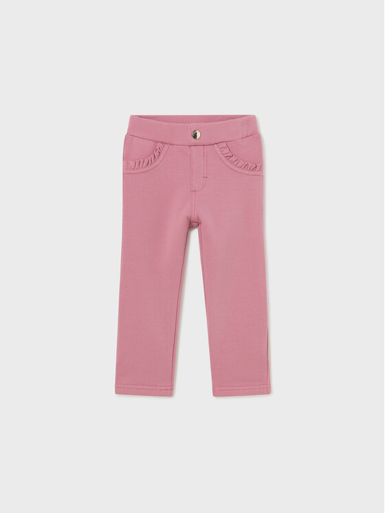 Mayoral Mayoral Штани з тканини 560 Рожевий Regular Fit