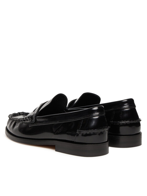 Tommy Hilfiger Tommy Hilfiger Mokasíny Hilfiger Penny Abrasivato FW0FW09257 Černá